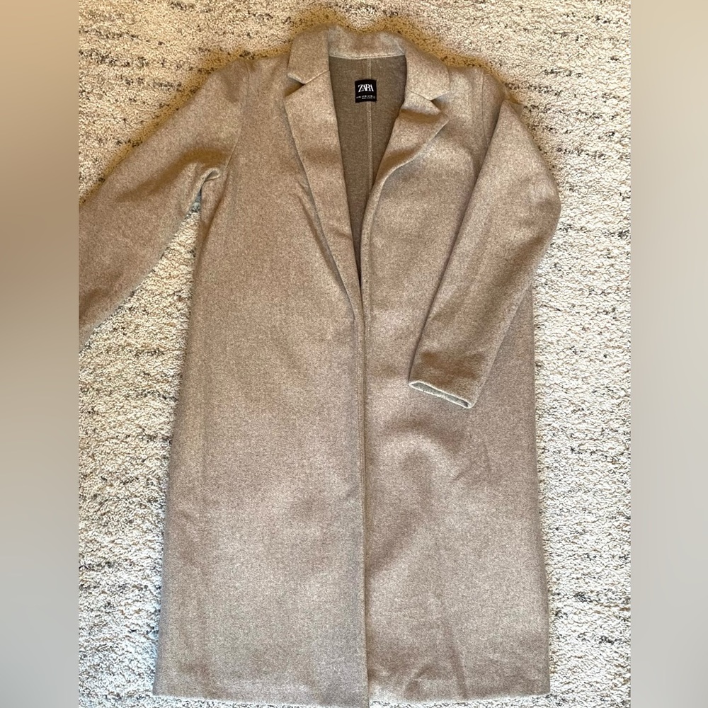 Oatmeal Zara Dress Coat Women’s M